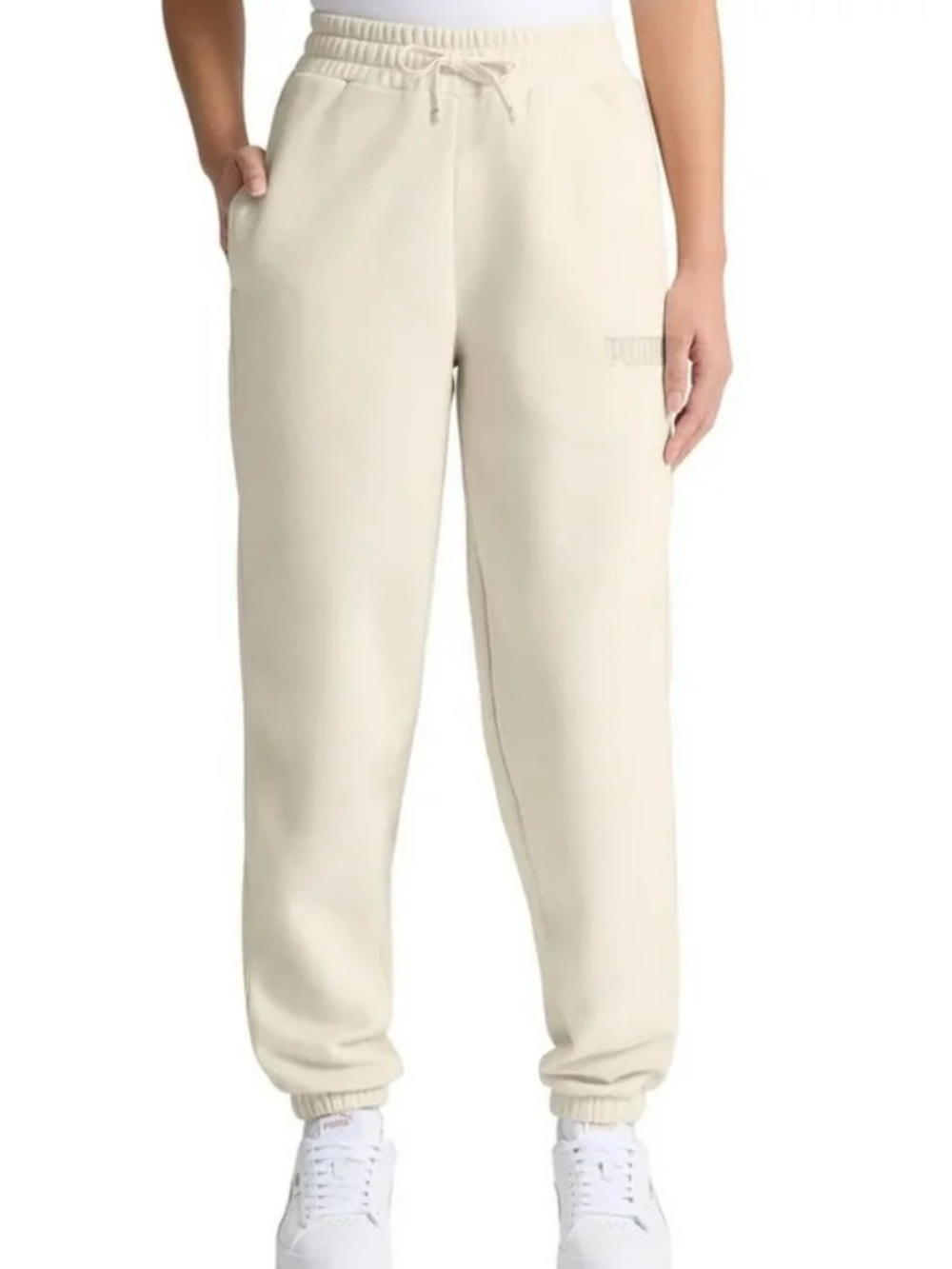 Cream Puma sweats